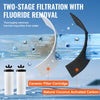 VEVOR Water Filters Replacement, Purification Elements, Ceramic Replacement Filters, Easy to Replace Water Filter, Gravity Water Filter System, Compatible with Most Brands, Pack of 2, White