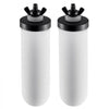VEVOR Water Filters Replacement, Purification Elements, Ceramic Replacement Filters, Easy to Replace Water Filter, Gravity Water Filter System, Compatible with Most Brands, Pack of 2, White