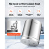VEVOR Gravity-fed Water Filter System, 3G 304 Stainless-Steel Countertop Water Filtration System, Reduces Lead and up to 99% of Chlorine, with 2 Ceramic Carbon Filters, and Spigot, for Home Camping RV