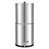 VEVOR Gravity-fed Water Filter System, 3G 304 Stainless-Steel Countertop Water Filtration System, Reduces Lead and up to 99% of Chlorine, with 2 Ceramic Carbon Filters, and Spigot, for Home Camping RV