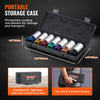 VEVOR Lug Nut Impact Socket Set, 1/2 inch Drive Metric 6-Point Deep Socket Set, 7 Total Lug Nut Sizes 17/19/21/22/23/24/27mm, CR-MO Steel Wheel Socket Set with Storage Case, for Auto Repair