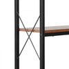 VEVOR 7 Tier Corner Bookshelf, 79" Tall Corner Bookcase with Heavy Duty Metal Frame & Wooden Shelves, Industrial Reversible L Shaped Corner Display Shelf for Bedroom, Living Room, Office