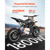 VEVOR 1800W Electric Brushless DC Motor, 48V 4500rpm Go Kart Electric Motor, Electric Dirt Bike Motor Engine for E-Bike Motorcycle Scooter DIY