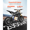 VEVOR 2000W Electric Brushless DC Motor Kit - 60V 4500rpm Motor with Upgraded Speed Controller for Go Karts E-Bike Motorcycle Scooter