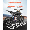VEVOR 500W Electric Brushless DC Motor Kit - 36V 3000rpm Motor with Upgraded Speed Controller, Throttle Grip Kit for Go Karts E-Bike Motorcycle Scooter