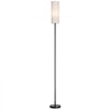 VEVOR Dimmable Floor Lamp, Stepless Adjustable Colors, Modern Standing Lamp with Remote Control, Foot Switch & APP Control, Tall Floor Lamp for Living Room, Bedroom, Office, 9W LED Bulb Included
