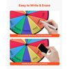 VEVOR 12 in Spinning Prize Wheel, 12 Slots Spinning Wheel with Stand, Tabletop Win Fortune Roulette with a Dry Erase and 2 Markers, 6 Colors, Easy Assembly, for Party Pub Trade Show Carnival Events