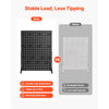VEVOR Pegboard Display Stand, 17 x 13 Inch Tabletop Pegboard Display Stand with 15 Hooks, Thickened Cold-Rolled Steel Peg Board Panel for Grocery, Retail Store and Jewelry Shop, Black (1 PCS)