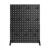 VEVOR Pegboard Display Stand, 17 x 13 Inch Tabletop Pegboard Display Stand with 15 Hooks, Thickened Cold-Rolled Steel Peg Board Panel for Grocery, Retail Store and Jewelry Shop, Black (1 PCS)
