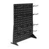 VEVOR Pegboard Display Stand, 17 x 13 Inch Tabletop Pegboard Display Stand with 15 Hooks, Thickened Cold-Rolled Steel Peg Board Panel for Grocery, Retail Store and Jewelry Shop, Black (1 PCS)