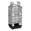 VEVOR 64-inch Open Top Large Parrot Bird Cage with Detachable Rolling Stand for Parakeets Finches Canaries Lovebirds Cockatiels Budgies Small Quaker Conures Flight Birdcage with Swing and Perch