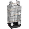 VEVOR 41-inch Open Top Large Parrot Bird Cage, Hanging Bird Cage for Parakeets Finches Canaries Lovebirds Cockatiels Budgies Small Quaker Conures Travel Pet Flight Birdcage with Swing and Perch