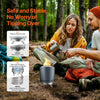 VEVOR Tabletop Fire Pit, 6 inch Stainless Steel Tabletop Fireplace Indoor Outdoor, Portable Rubbing Alcohol Burner Smores Maker,for Camping,Patio with Storage Bag,Cylinder Blue 1.96 lbs