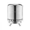 VEVOR Tabletop Fire Pit,6 inch Stainless Steel Tabletop Fireplace Indoor Outdoor,Portable Rubbing Alcohol Burner Smores Maker,Wood Burning or Pellet Fueled for Camping,Patio,Cylinder Silver 1.96 lbs