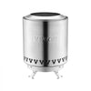 VEVOR Tabletop Fire Pit,6 inch Stainless Steel Tabletop Fireplace Indoor Outdoor,Portable Rubbing Alcohol Burner Smores Maker,Wood Burning or Pellet Fueled for Camping,Patio,Cylinder Silver 1.96 lbs