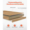 VEVOR Desktop Bookshelf, 2-Tier Wood Desktop Storage Organizer, 37.2" x 9.5" x 28.9" Office Storage Rack Wood Display Shelf, Desktop Bookshelf Hutch with Anti-Slip Feet Pads, for Office, Home & Dorm