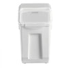 VEVOR Rice Storage Container, 3.5Gal/15Lx2 + 4.5Gal/20Lx2 Large Dog Food Dispenser Bin, Kitchen Ingredient Grain Cereal Bin, Pet food Containers with Wheels, 4 Measuring Cups, Airtight Lid, 4 Pack