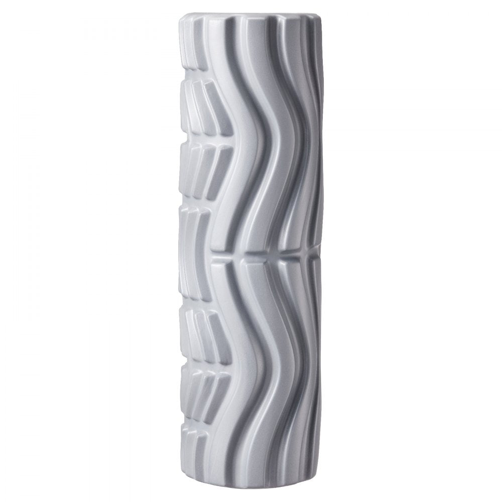 VEVOR Vibrating Foam Roller, 5-Speed Electric Massage Roller, 16" Rechargeable Muscle Roller with 3 Vibration Modes, High Density EVA Foam Massager for Deep Tissue, Back Pain Relief, Exercise Recovery