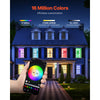 VEVOR Smart Light Bulbs, A19 E26 Smart Bulb That Work with Alexa & Google Assistant, WIFI & Bluetooth LED Light Bulbs with RGB Color Changing, 44 Preset Scenes, Music Sync, No Hub Required, 4 Pack