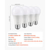 VEVOR Smart Light Bulbs, A19 E26 Smart Bulb That Work with Alexa & Google Assistant, WIFI & Bluetooth LED Light Bulbs with RGB Color Changing, 44 Preset Scenes, Music Sync, No Hub Required, 4 Pack