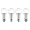VEVOR Smart Light Bulbs, 4-Pack, 9W Multicolor LED Bulbs, 800 Lumens with Smart Control Compatibility for Vera, Google Assistant, Amazon Alexa, iOS, Android, RGB Color Changing