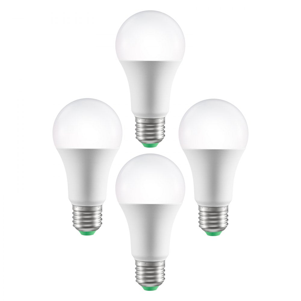 VEVOR Smart Light Bulbs, 4-Pack, 9W Multicolor LED Bulbs, 800 Lumens with Smart Control Compatibility for Vera, Google Assistant, Amazon Alexa, iOS, Android, RGB Color Changing