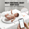 VEVOR Baby Scale, Smart Bluetooth Infant Scale with Measuring Tape, Digital Toddler Scale for Weight and Height Track - with Hold & Tare Function, 5 Units for Babies, Toddlers, Pets, 88LBS Capacity