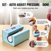 VEVOR Auto Tumbler Heat Press Machine, Mug Heat Press for 11-30oz Sublimation Tumblers, Heat Up Fast and Even, Tumbler Press with Tape and Glove, Temp and Time Setting, for Tumblers, Cups, Mugs, Blue
