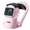 VEVOR Auto Hat Heat Press Machine, with 2pcs Interchangeable Platens, Automatic Open and Release, Touchscreen for Precise Time and Temperature Control, Heat Transfer Printing for Caps, Hats, Pink