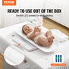 VEVOR Baby Scale, Smart Bluetooth Infant Weight Scale, 2-in-1 Digital Baby Scale for Weighing with Detachable Tray, Hold & Tare Function, 5 Units for Toddler, Pet, 66LBS Capacity (3 x Battery Include)