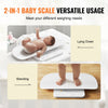 VEVOR Baby Scale, Smart Bluetooth Infant Weight Scale, 2-in-1 Digital Baby Scale for Weighing with Detachable Tray, Hold & Tare Function, 5 Units for Toddler, Pet, 66LBS Capacity (3 x Battery Include)