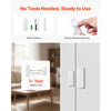 VEVOR Door Chime, DC 12V, Wireless Door Open Contact Sensor Alarm Chime with 656 ft Range, Remote Control with App, Doors Ringer Alert for Business, Store, Home, Office (6 Sensors + 1 Receiver)
