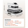 VEVOR Auto Heat Press Machine 15 x 15 inch T-Shirt Press Machine White, Auto Release and Adjustable Pressure, Digital Display, Rapid and Even Heating, for Sublimation, Vinyl, Heat Transfer Projects