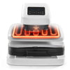 VEVOR Auto Heat Press Machine 15 x 15 inch T-Shirt Press Machine White, Auto Release and Adjustable Pressure, Digital Display, Rapid and Even Heating, for Sublimation, Vinyl, Heat Transfer Projects