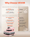 VEVOR Auto Heat Press Machine Pink - why choose VEVOR comparison graphic
