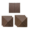VEVOR Canopy Sidewalls, 5.67 x 4.85 ft, Canopy Tent Walls with Waterproof and Sunlight Protection, 1 Zippered Door & 2 Windows Design for Outdoor Event Tents, Vendor Booths (6 Sidewalls Only, Brown)