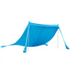 VEVOR Beach Tent Sun Shelter, UPF50+ Sun Protection, 6.6 ft Tall, 11 x 11 ft, Easy Pop Up Beach Canopy with Sandbags, Stability Poles, Sand Shovels, Portable Shade for Family Outings, Camping, Fishing