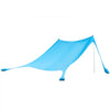 VEVOR Beach Tent Sun Shelter, UPF50+ Sun Protection, 6.6 ft Tall, 11 x 11 ft, Easy Pop Up Beach Canopy with Sandbags, Stability Poles, Sand Shovels, Portable Shade for Family Outings, Camping, Fishing