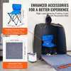 VEVOR Portable Personal Steam Sauna Spa Tent with 1200 Watt Steam Generator, with Chair & Storage Bag, Home Therapeutic Sauna Blanket for Detox Relaxation, Time & Temperature Remote Control, Black