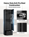 VEVOR 4 gun safe heavy-duty anti-pry steel construction - 3 locking bolts, cold-rolled steel