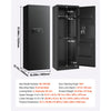 VEVOR 6-8 Gun Safe, Long Gun Cabinet for Rifles and Pistols, Quick Access Rifle Safe with 3 Ammo Slots and 2 Adjustable Racks, Large Digital Cabinet with Key and Password Lock
