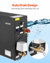 VEVOR Steam Generator, 6 kW Steam Shower System with Controller for Home Sauna Bath Spa, Commercial Auto Drain Kit with Overheat, Dry-Run & Overpressure Protection, 10 Min to 24h Efficient, Black