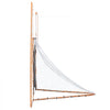 VEVOR 3-IN-1 Lacrosse Goal, 12x9 ft Lacrosse Net with Backstop and Target, Quick & Easy Setup Backyard Rebounder Equipment, Steel Frame Training Nets, Suitable for Youth Adult Training, Orange