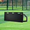 VEVOR Soccer Rebounder Board, 45"X18" Portable Soccer Wall with 2 Angles Rebound, Foldable HDPE Kickback Rebound Board, Soccer Training Equipment for Kids and Adults, Passing & Shooting Practice