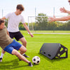 VEVOR Soccer Rebounder Board, 40 x 12 in Portable Soccer Rebound Wall, HDPE Sports Kick Back Trainer, 3 Adjustable Angles, Easy Setup Ball Practice Training Equipment for Passing & Reaction Skills