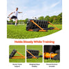 VEVOR Soccer Rebounder Board, 37.4 x 9.8 in Portable Soccer Rebound Wall, Dual Surface Sports Kick Back Trainer, 3 Adjustable Angles, Easy Setup Ball Practice Equipment for Passing & Reaction Skills