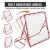 VEVOR Soccer Rebounder Rebound Net, Kick-Back 39"x39", Portable Football Training Gifts, Aids & Equipment for Kids Teens & All Ages, Easy Set Up & Perfect Storage