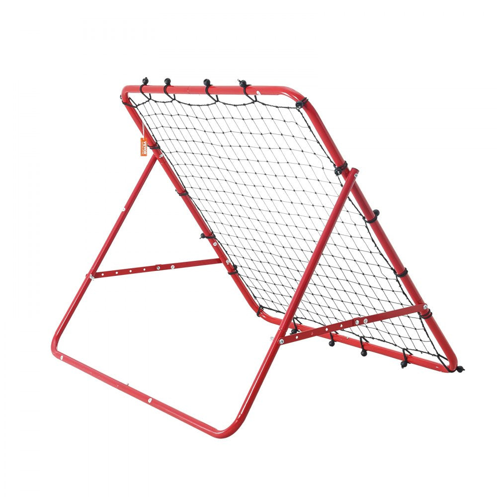 VEVOR Soccer Rebounder Rebound Net, Kick-Back 39"x39", Portable Football Training Gifts, Aids & Equipment for Kids Teens & All Ages, Easy Set Up & Perfect Storage