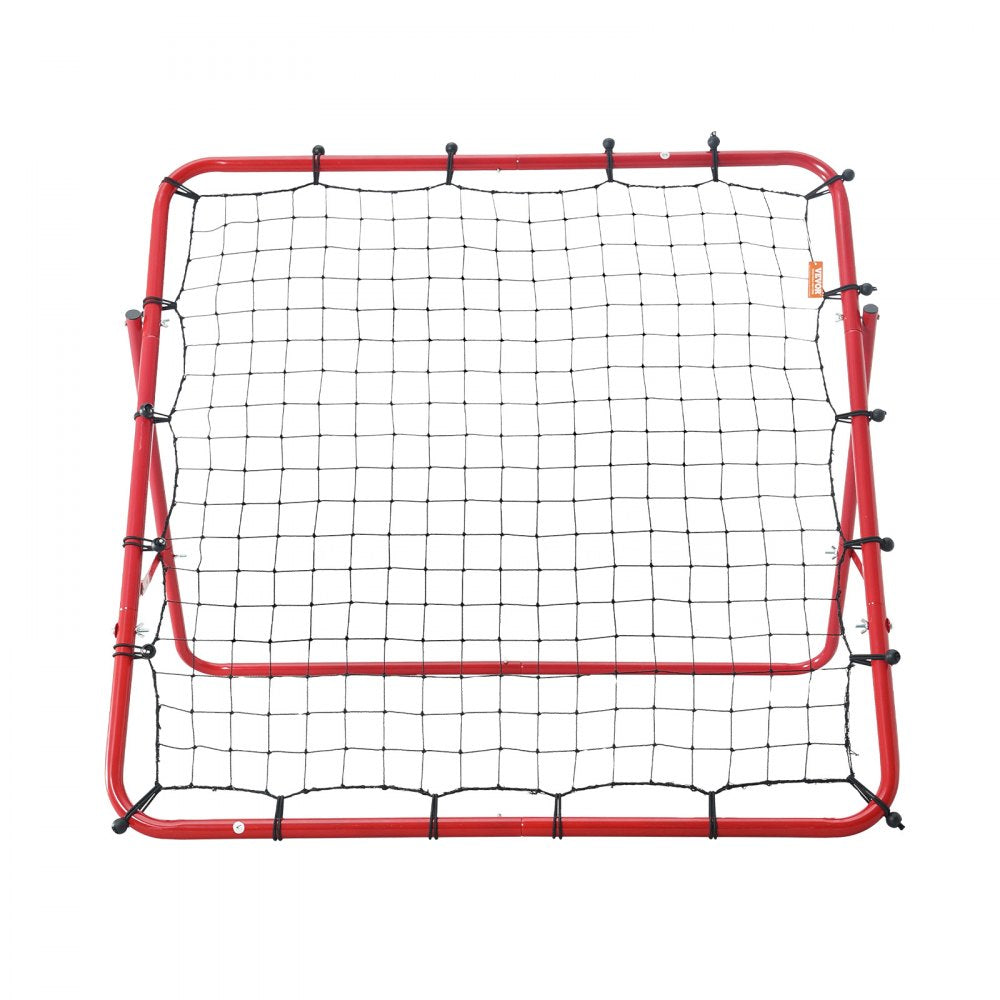VEVOR Soccer Rebounder Rebound Net, Kick-Back 39"x39", Portable Football Training Gifts, Aids & Equipment for Kids Teens & All Ages, Easy Set Up & Perfect Storage