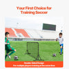 VEVOR Soccer Rebound Trainer, 6x4FT Iron Soccer Training Equipment, Sports Football Rebounder Wall, Double-Sided Rebounding Net, Easy Assembly, Perfect for Backyard Practicing, Solo Training, Passing